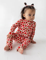 STRAWBERRIES | ZIP ROMPER