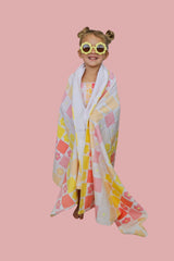 SUMMER SUNSET CHECKERS DREAM TOWEL