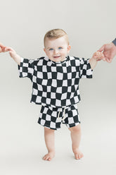 Shorts Set | Wavy Checkered