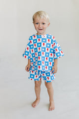 Shorts Set | Checks & Stars