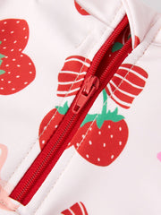 Strawberry Cherry Girls One-piece Swimsuit
