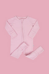 PINK ROSE RIB DREAM ROMPER