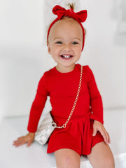 RED DREAM BODYSUIT DRESS