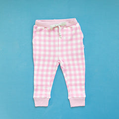 TAFFY PINK GINGHAM DREAM JOGGER