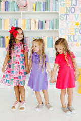 Periwinkle S/S Polo Dress