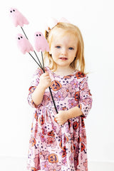 SALE Here for the Candy 3/4 Sleeve Pocket Twirl Dress