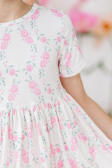 SALE Rosie Posie S/S Pocket Twirl Dress
