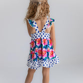 Navy Polka Dot Set