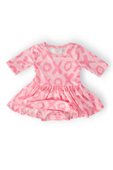 XOXO 3/4 Sleeve Twirl Bodysuit