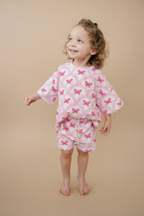 Shorts Set | Pink Butterfly