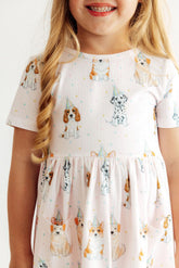Party Pups S/S Pocket Twirl Dress
