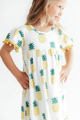 Pineapple Pom Pom Dress
