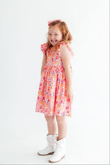 Spooktacular Flutter Sleeve Twirl Dress