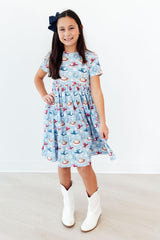 Tip Your Hat S/S Pocket Twirl Dress
