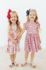 Princess & the Froggie S/S Pocket Twirl Dress