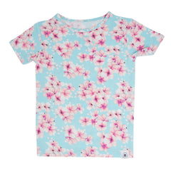 Pretty Pink Floral Summer Pajama Set