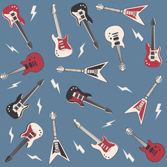 Tank Romper - Rock N Roll Blue
