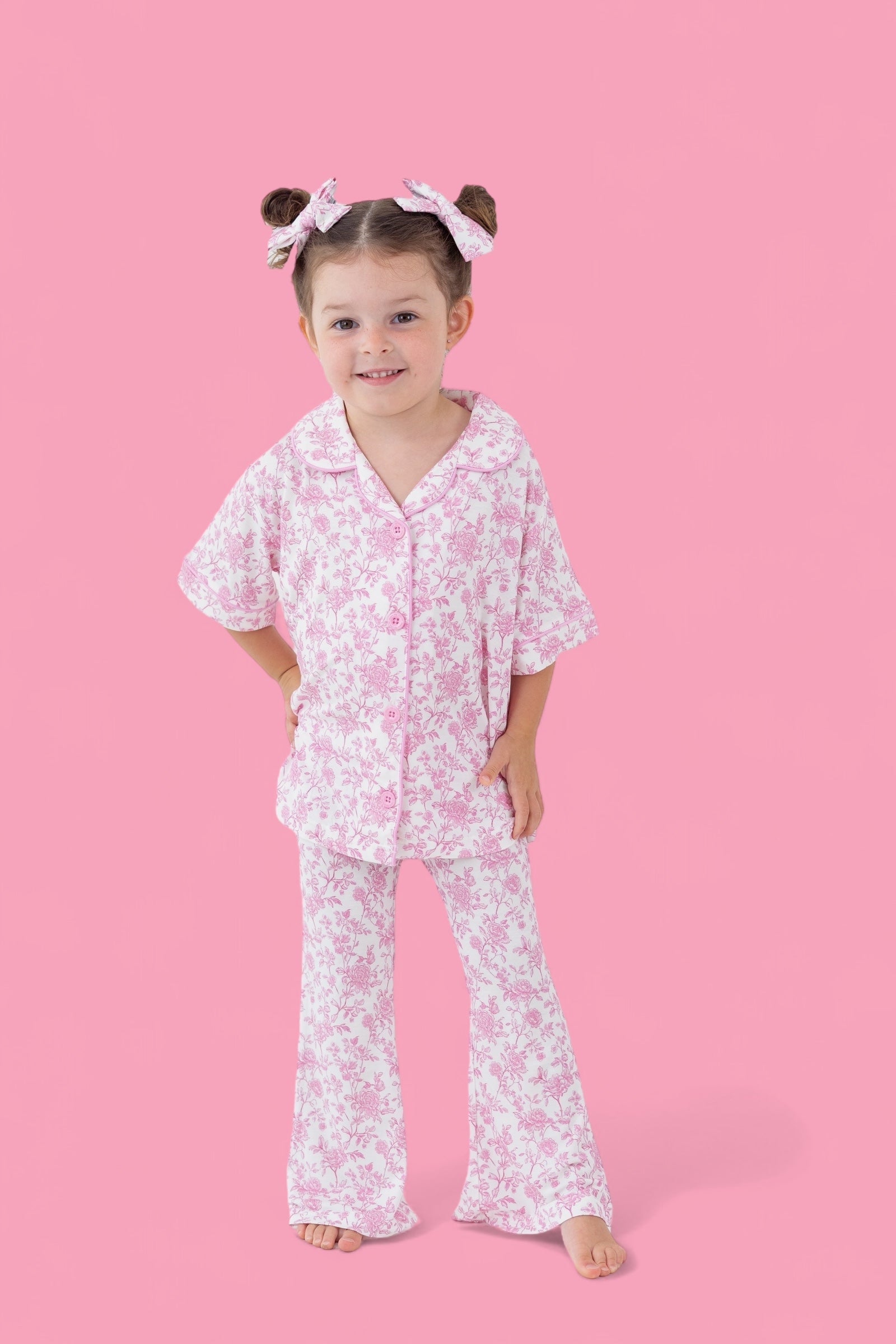 ROSEWOOD TOILE DREAM GIRL'S FLARE SET