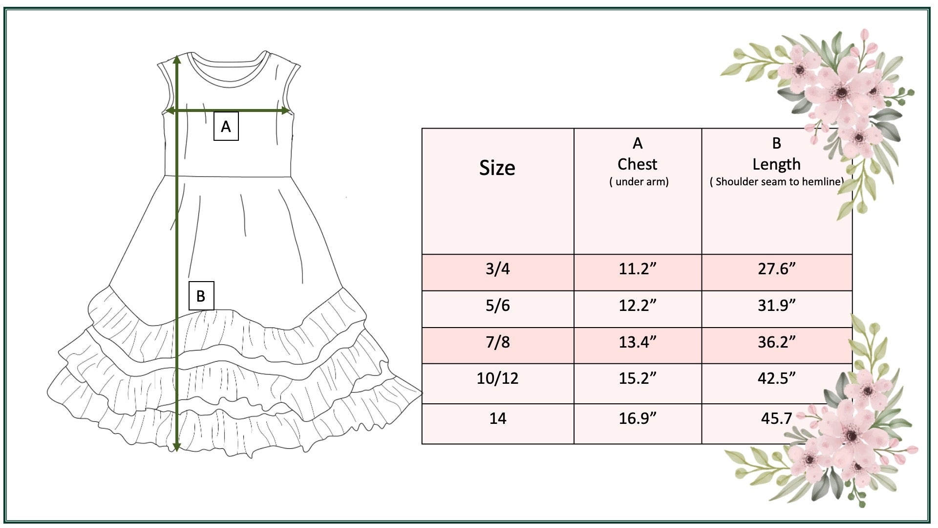 3 Tiered Terra Cotta Ruffles Dress