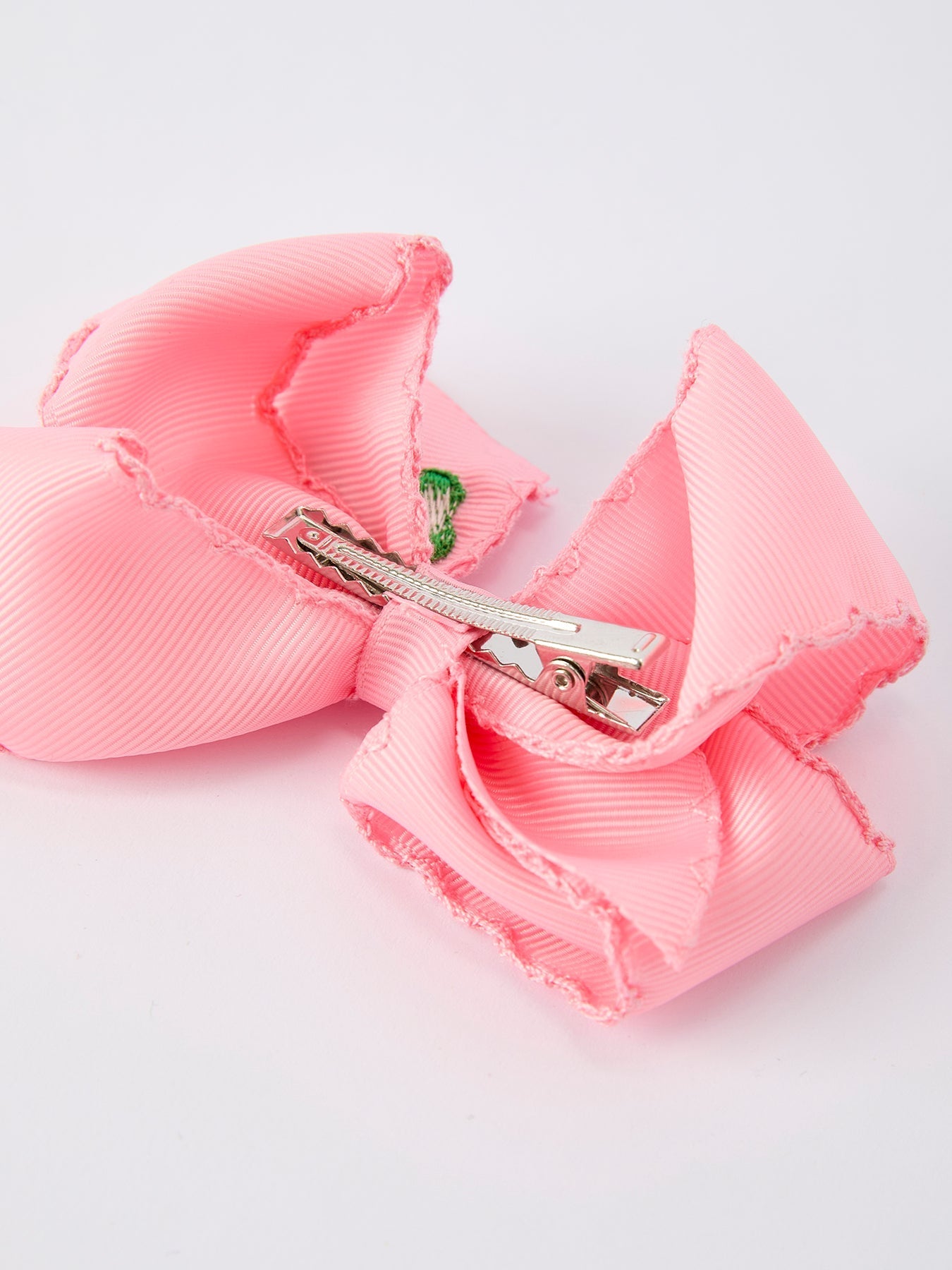 St. Patrick  Shamrock Pink Hair Bow – Lucky Girls Hair Clip