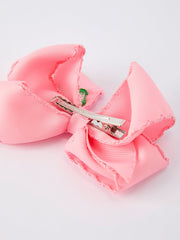 St. Patrick  Shamrock Pink Hair Bow – Lucky Girls Hair Clip