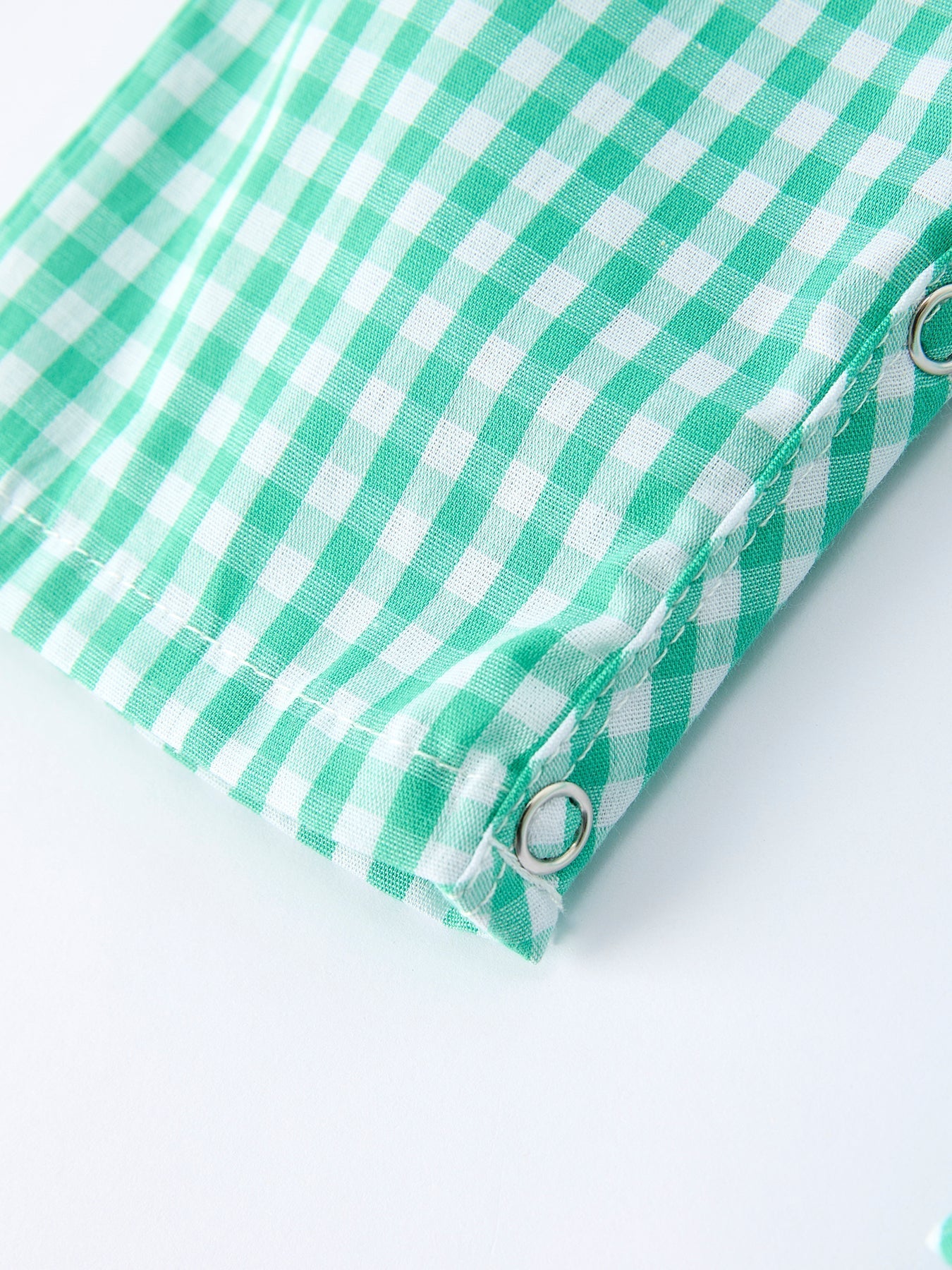 Pickle Ball Embroidered Smocked Green Baby Boys Romper
