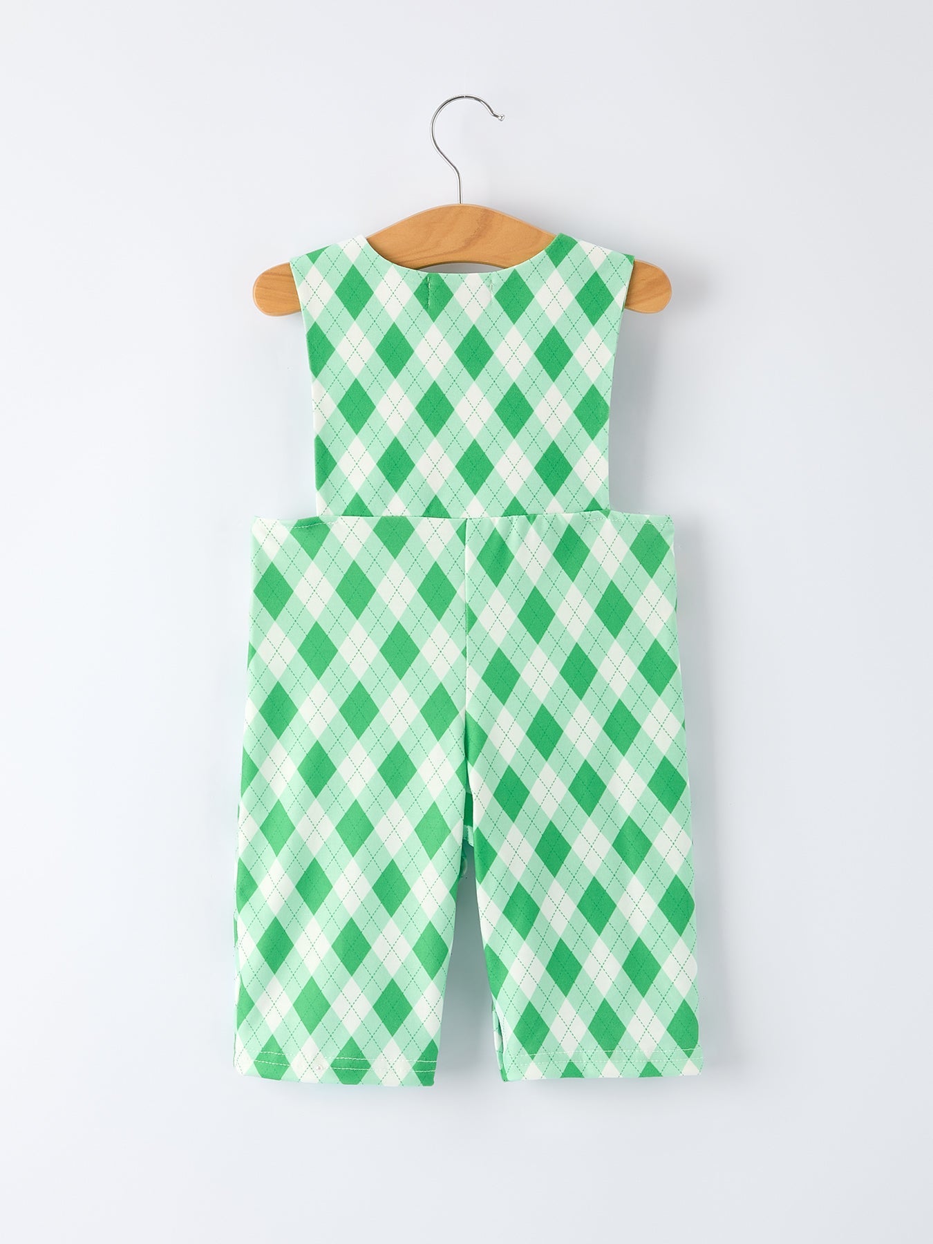 Spring Golf Embroidered Baby Boys Smocked Romper