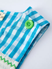 Summer Tropical Embroidered Baby Boys Romper
