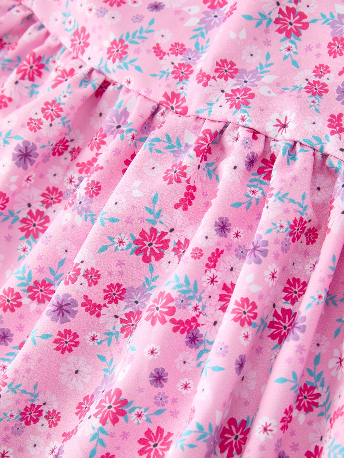 Mommy & Me Adult Dress – Spring Floral Print