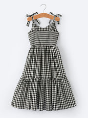 Mommy & Me Adult Plaid Smocked Dress