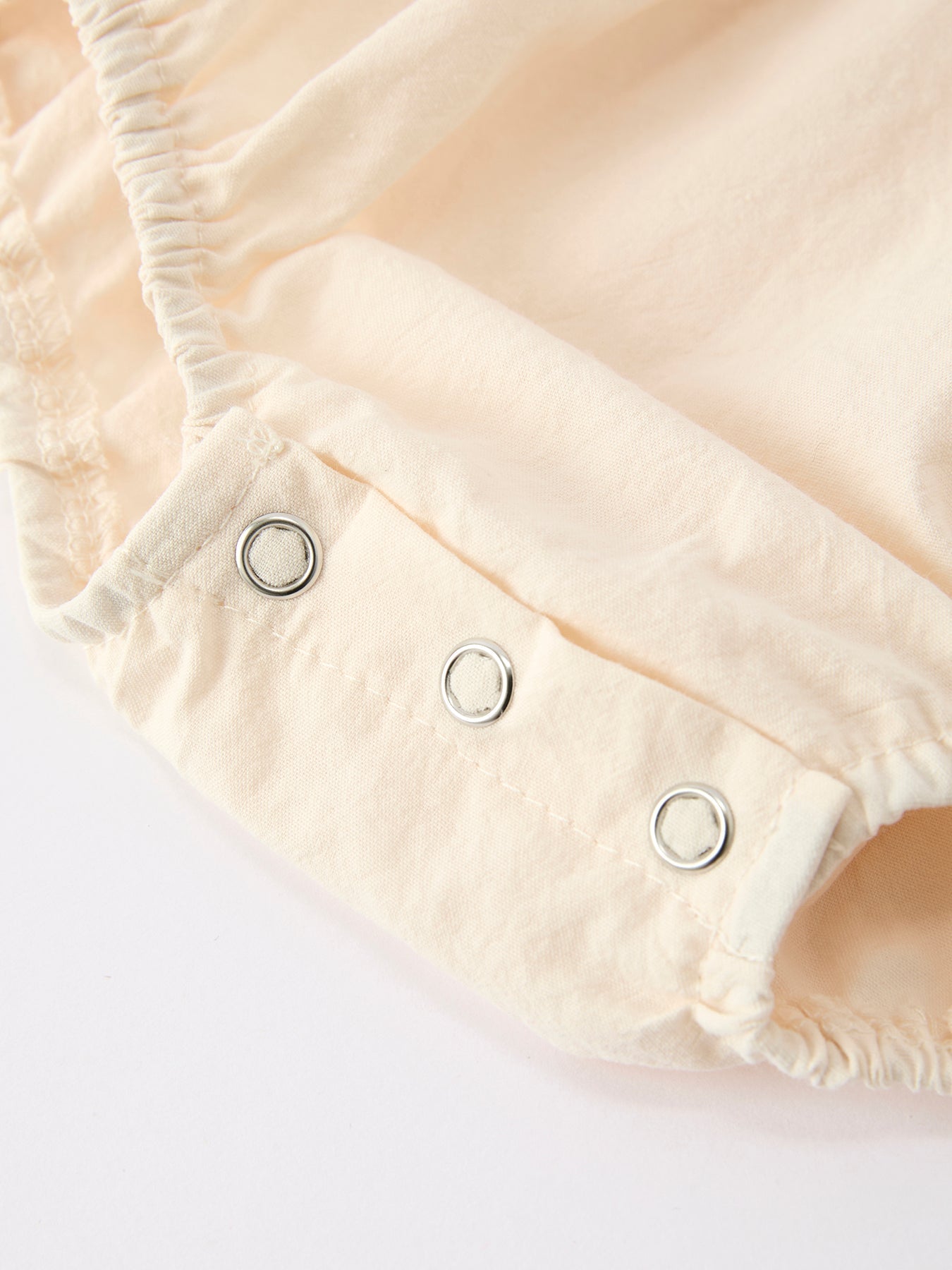 Summer Crochet Square Baby Ruffle Romper