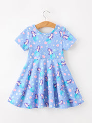 Ocean Fantasy Twirl Girls Dress