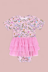 ONCE UPON A BIRTHDAY DREAM TUTU  BODYSUIT DRESS