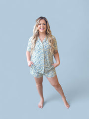 VINTAGE CITRUS TOILE WOMEN'S DREAM SHORT SET