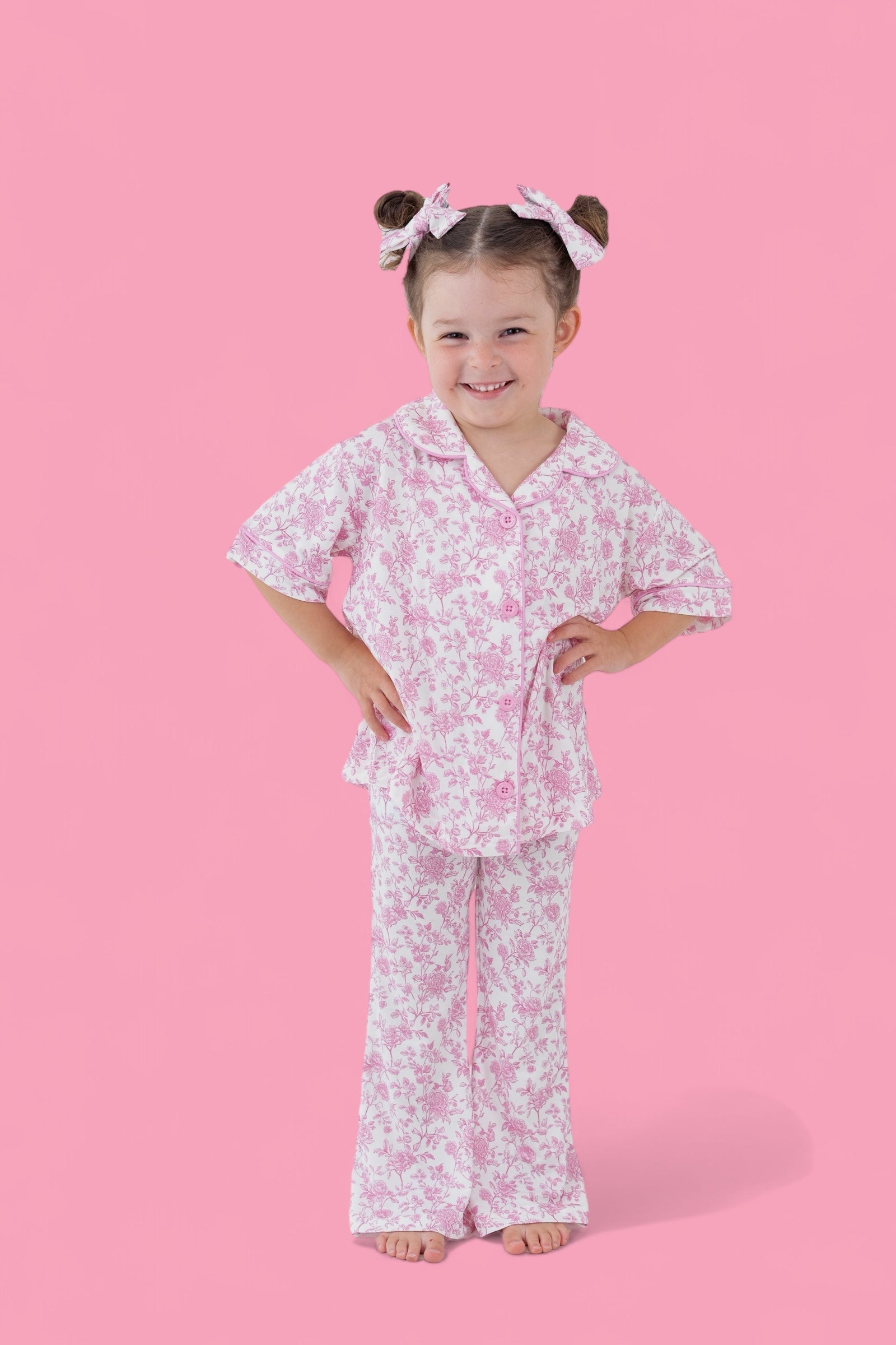 ROSEWOOD TOILE DREAM GIRL'S FLARE SET