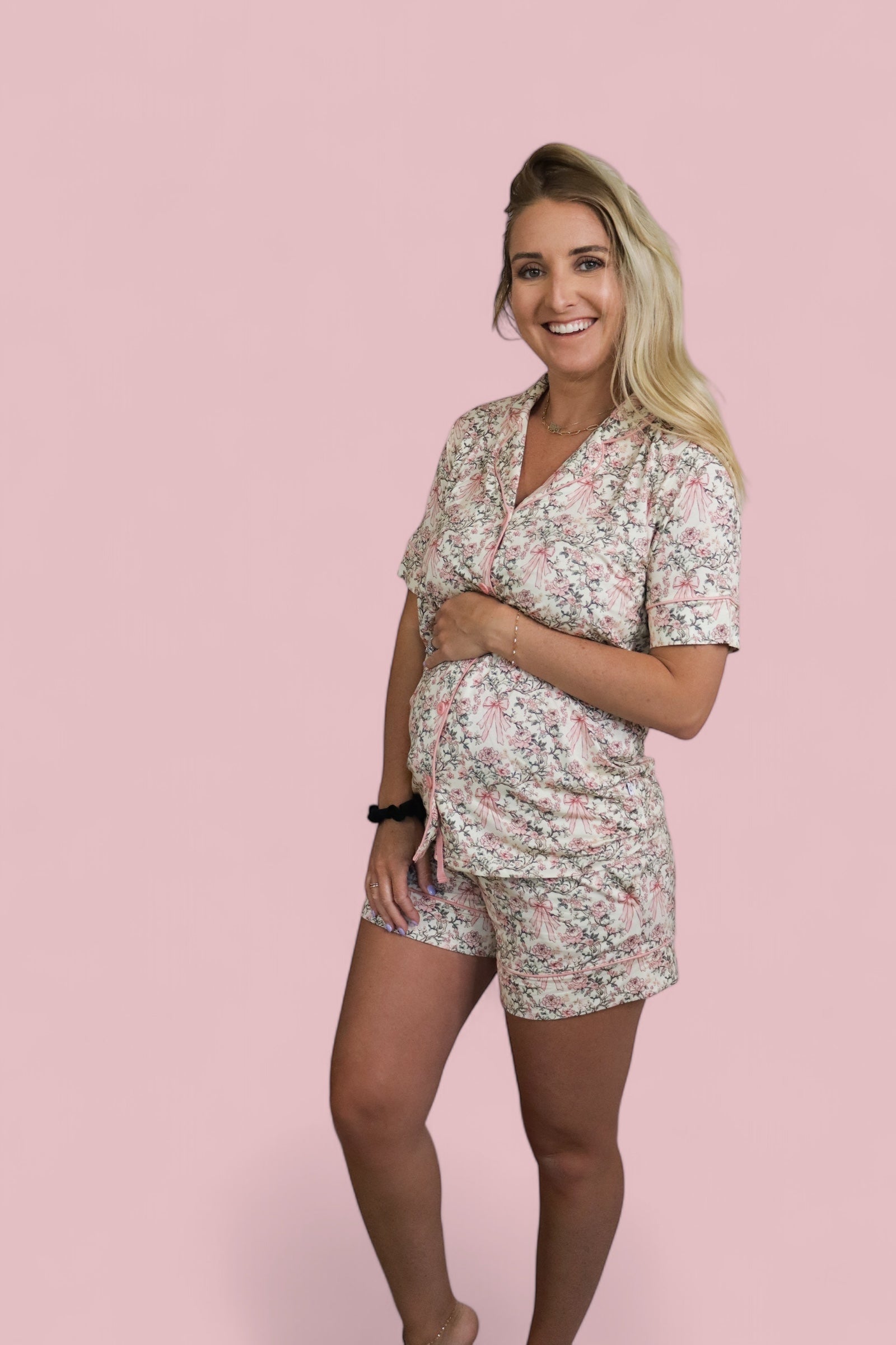 VICTORIAN BLOOM WOMEN'S DREAM SHORT SET