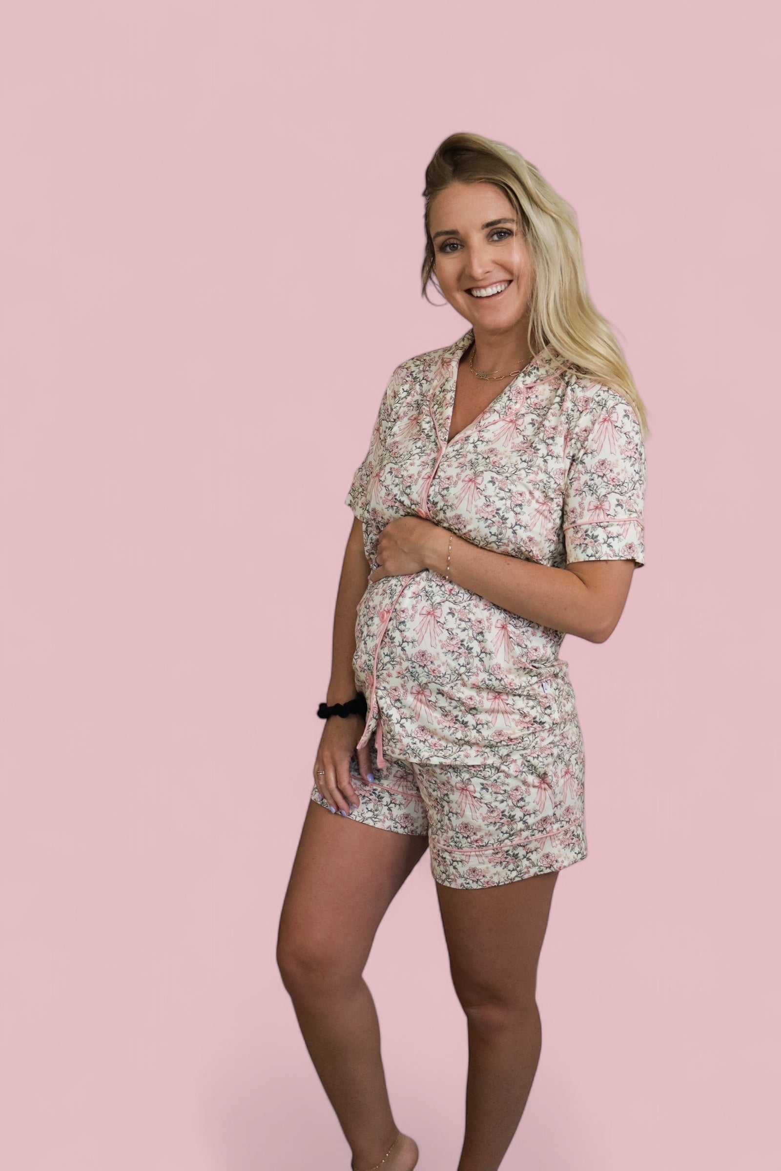 VICTORIAN BLOOM WOMEN'S DREAM SHORT SET