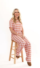 SLATE GINGHAM | ADULT SET