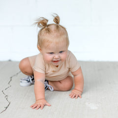 TAN RIB DREAM SHORT SET