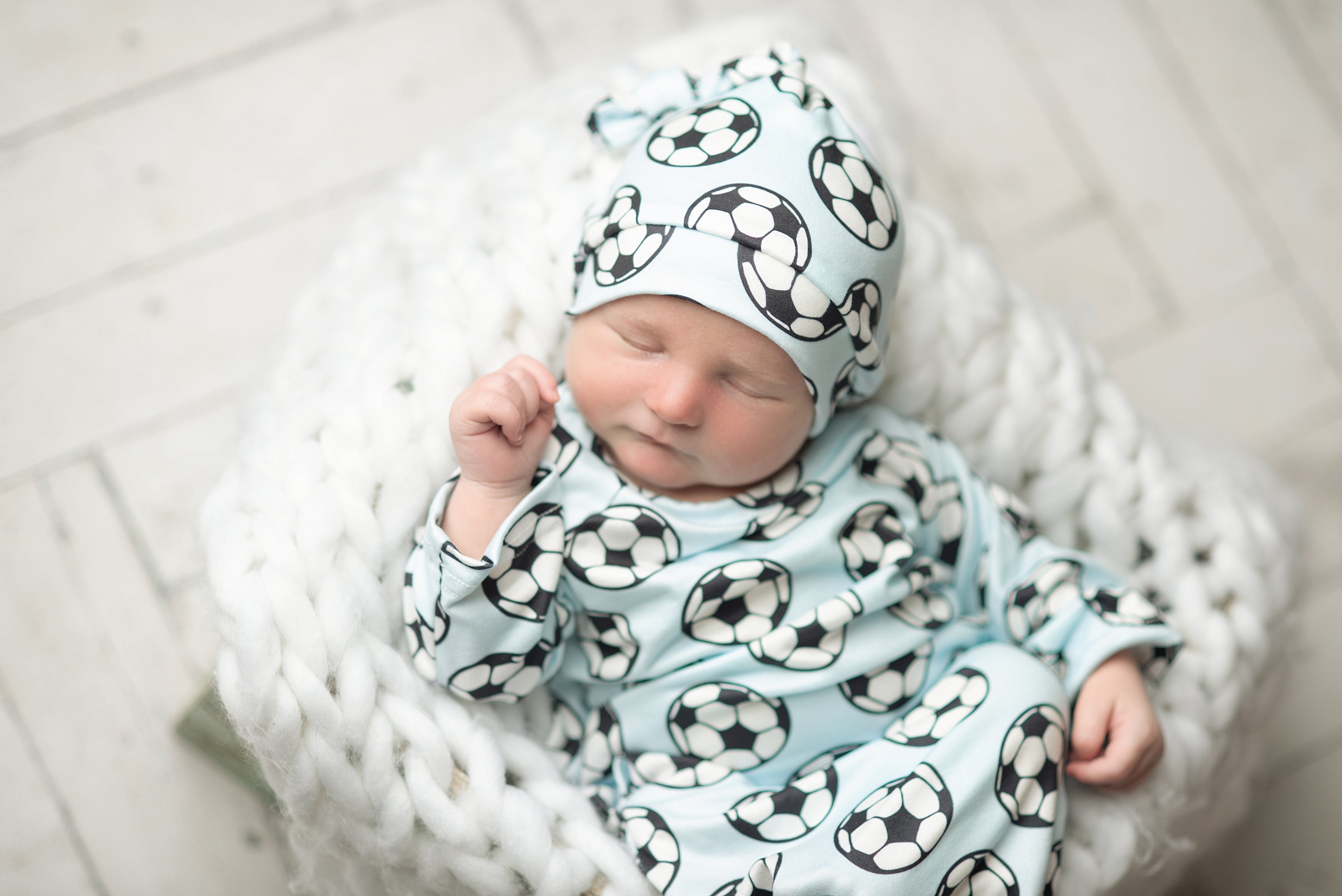 Soccer Baby Gown