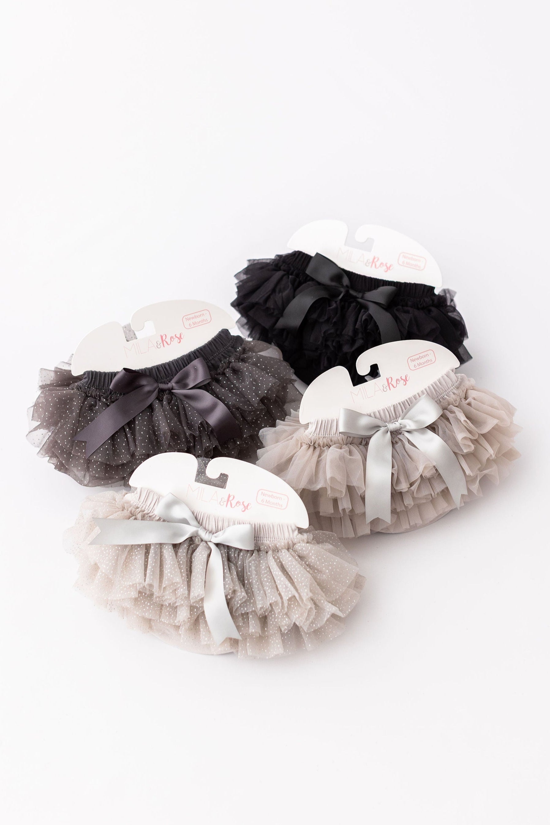 SALE Charcoal & Silver Glitter Ruffle Tutu Bloomer