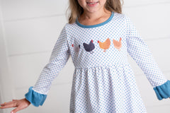Blue Chicken Pant Set