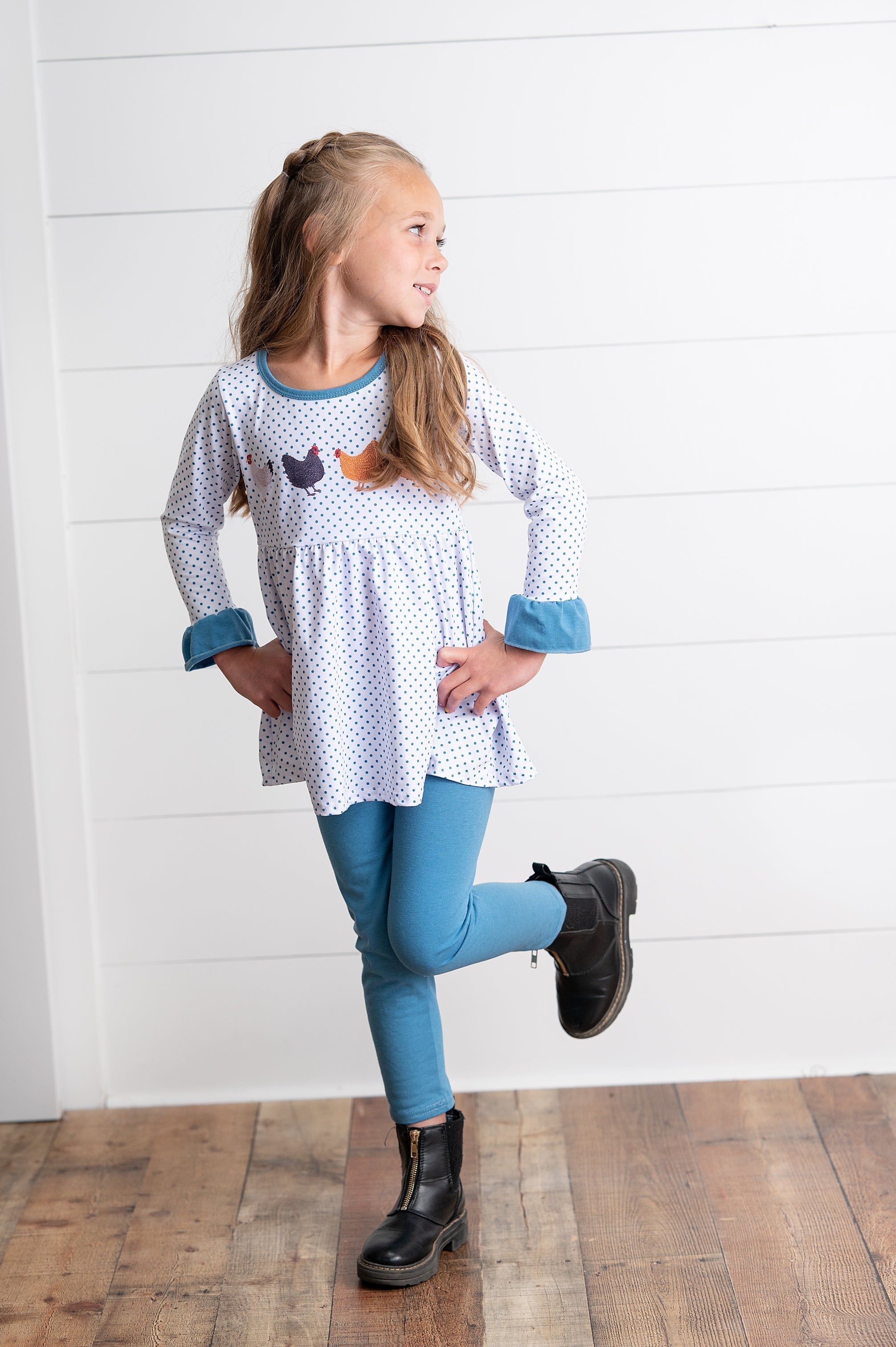 Blue Chicken Pant Set
