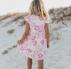 Claire Lavender Flower Dress