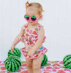 SLICE OF SUMMER DREAM TANKINI TWO PIECE SWIM SUIT