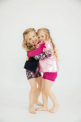 Pink Iridescent Puffer Vest
