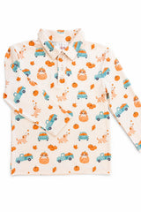 Pumpkin Spice Pups L/S Polo