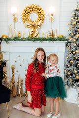 Red Velvet Sequin Jacket