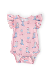 Ribbons & Rodeos S/S Flutter Bodysuit