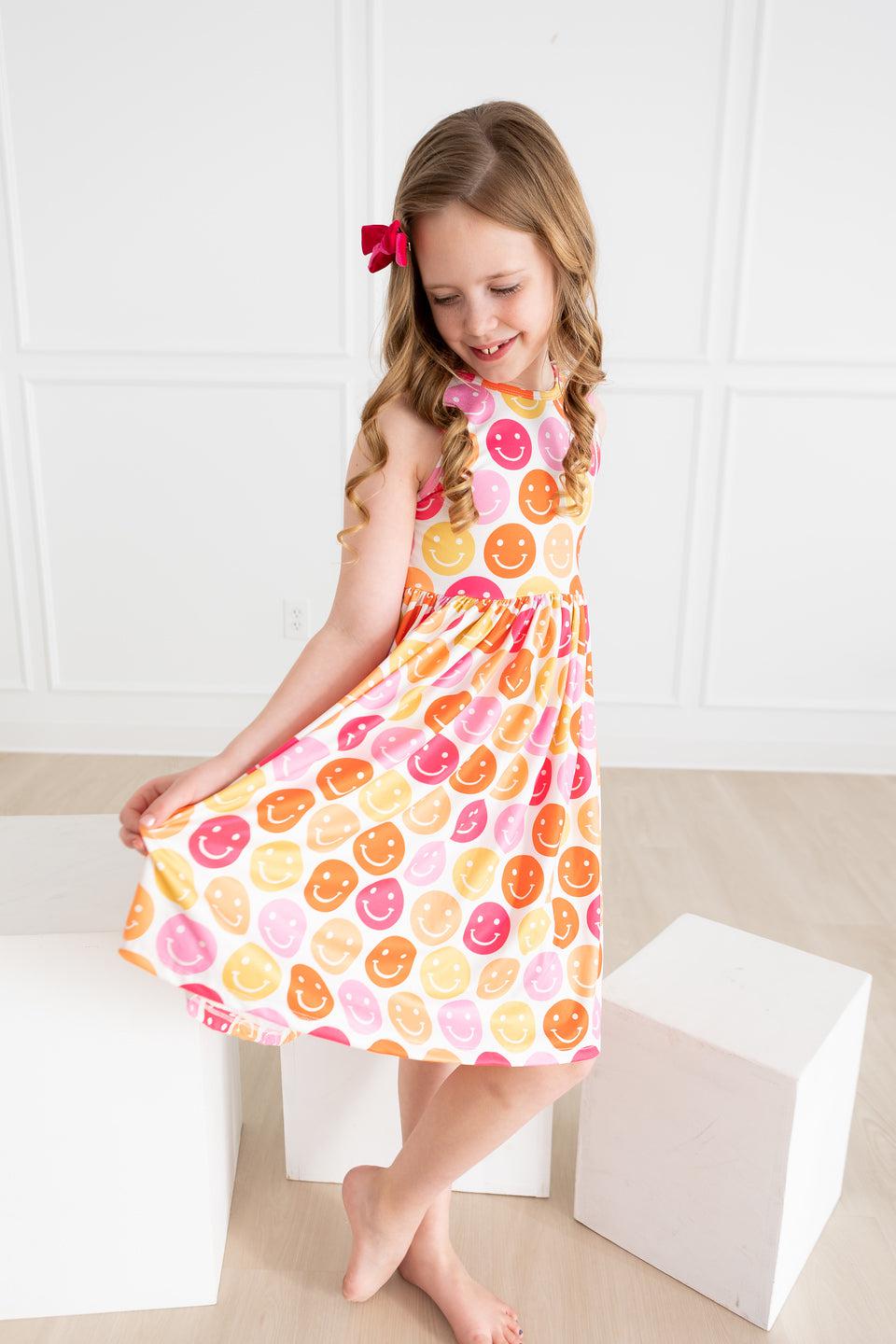 SALE Don't Worry, Be Hippy Tank Twirl Dress